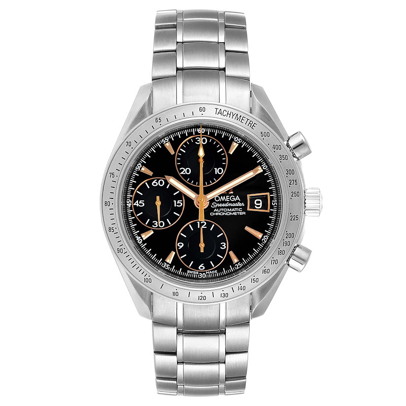 Omega Speedmaster Date Special Edition Mens Watch 3211.50.00 Box Card SwissWatchExpo