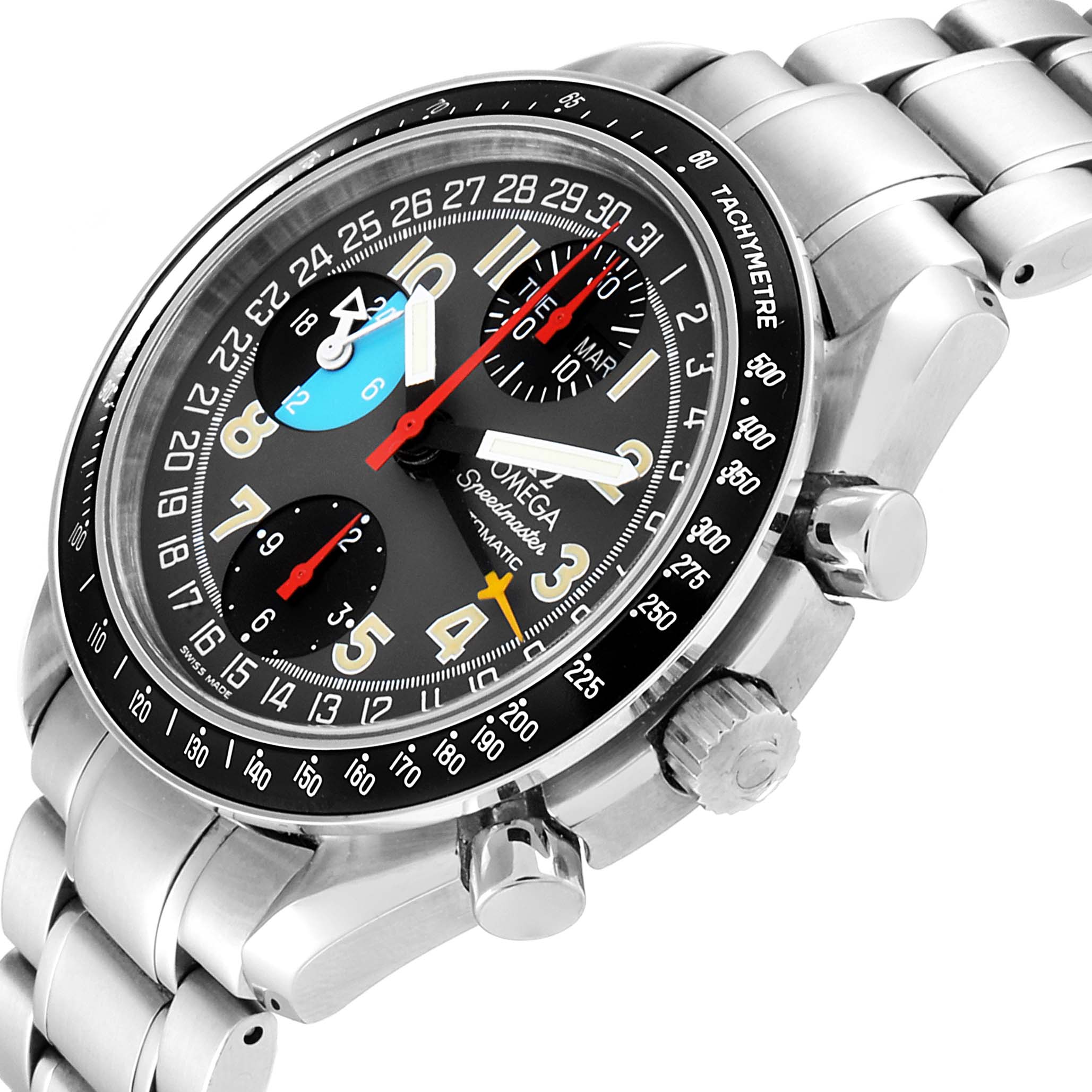 Omega Speedmaster Mark 40 Triple Calendar Mens Watch 3520 53 00 