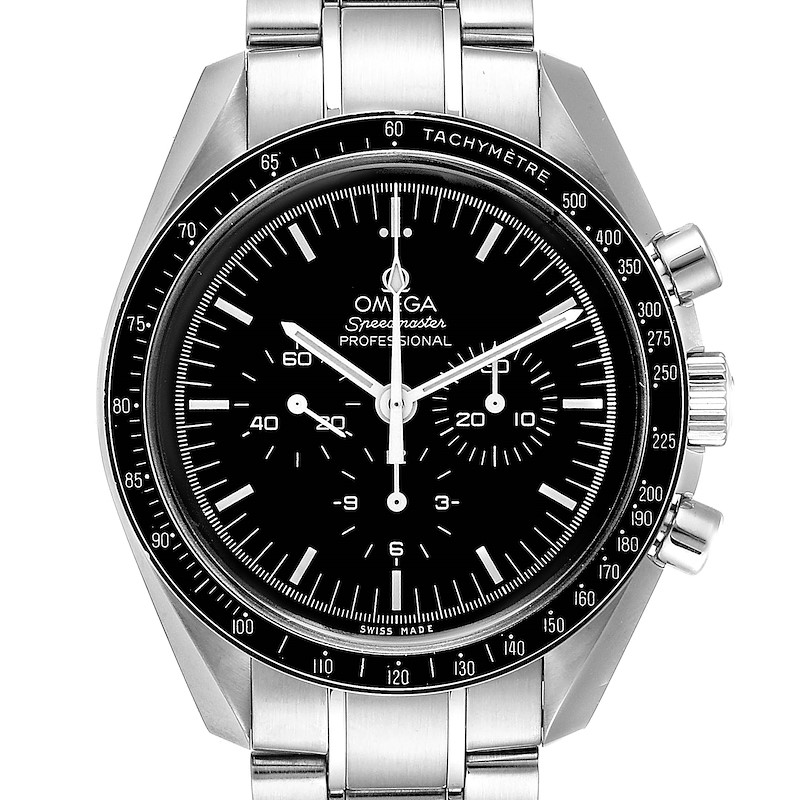 Omega Speedmaster Moonwatch Steel Watch 311.30.42.30.01.005 Box Card SwissWatchExpo