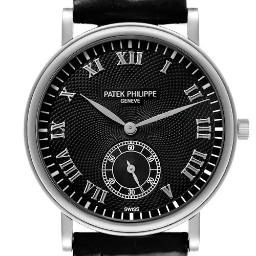 Photo of Patek Philippe Calatrava Officier Platinum Mens Watch 5022 5022P