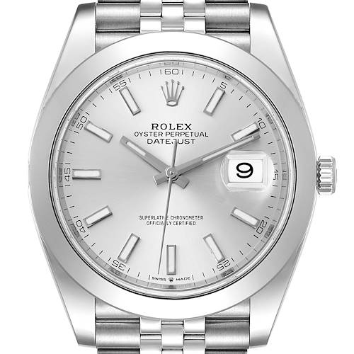 Photo of Rolex Datejust 41 Silver Dial Jubilee Bracelet Steel Mens Watch 126300 Unworn