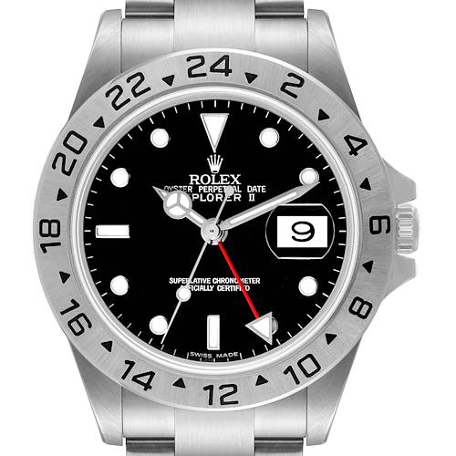 Photo of Rolex Explorer II Black Dial Automatic Steel Mens Watch 16570