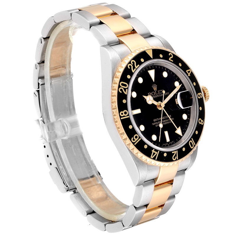 【d.i.a.】メタリックゴールドロゴ 2WAYジャージ ブラック Rolex GMT-Master Steel and Gold (two tone) 16713 | Stock