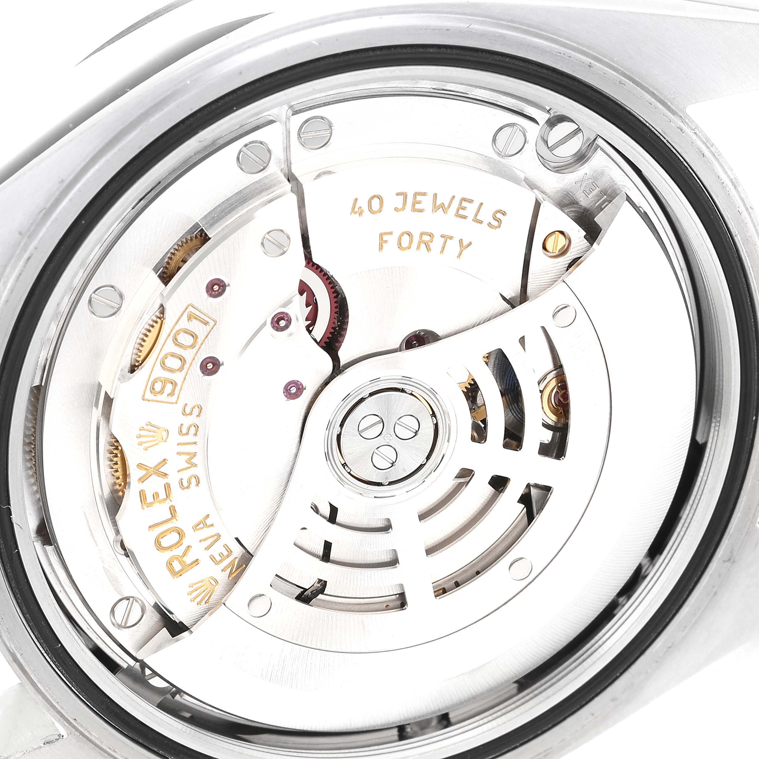 This image shows the internal mechanism, specifically the movement, of a Rolex Sky-Dweller 326934 Men's Stainless Steel White Dial 326934 Men's Stainless Steel White Dial watch.