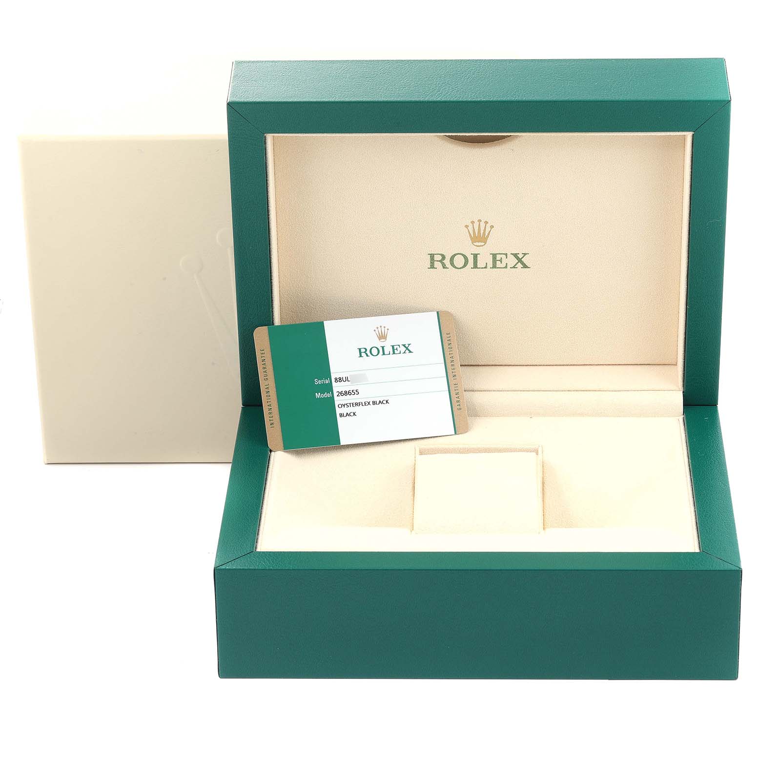 Rolex Yachtmaster 37 Rose Gold Rubber Strap Mens Watch 268655 Box Card ...