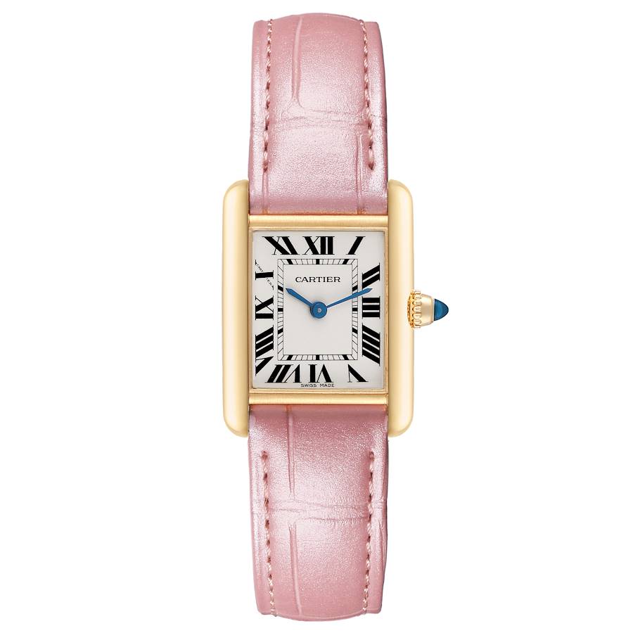 Pink and Gold Monogram Buckle Bangle Watch Stylish Gucci watch featuring a polished rose gold-tone  main image 4