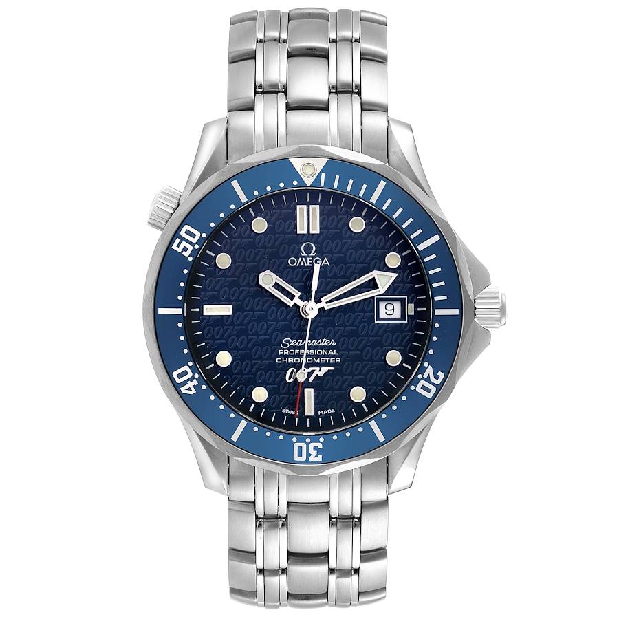 Omega Seamaster 40 Years James Bond LE Steel Mens Watch 2537.80.00 Box Card SwissWatchExpo
