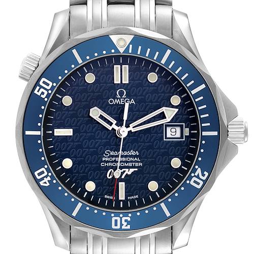 Photo of Omega Seamaster 40 Years James Bond LE Steel Mens Watch 2537.80.00 Box Card