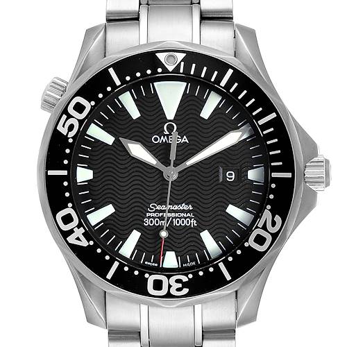 Photo of Omega Seamaster 41mm Black Dial Stainless Steel Mens Watch 2264.50.00