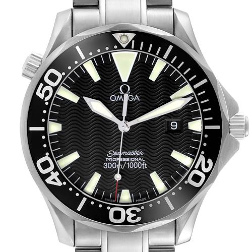 Photo of Omega Seamaster 41mm Black Dial Steel Mens Watch 2264.50.00