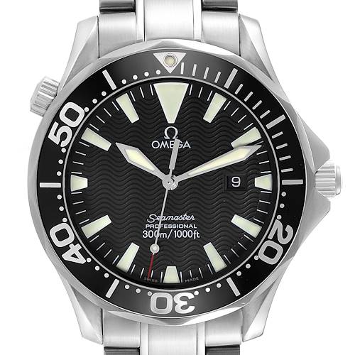 Photo of Omega Seamaster 41mm Black Dial Steel Mens Watch 2264.50.00