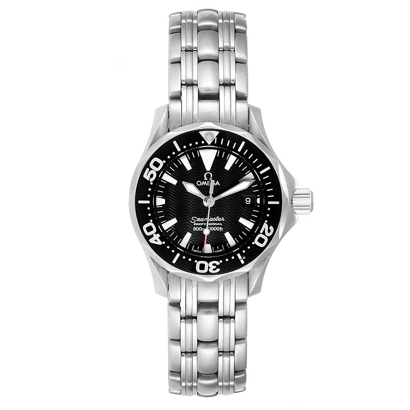 Omega Seamaster Diver 300M Quartz 28mm Steel Ladies Watch 2284.50.00 SwissWatchExpo