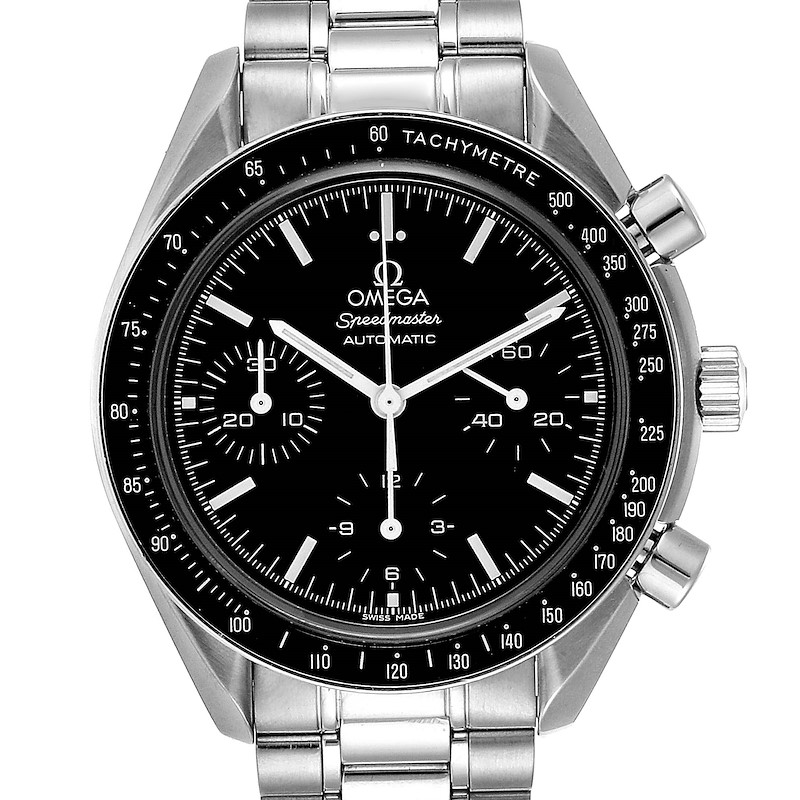 Omega Speedmaster Chrono Reduced Automatic Steel Watch 3539.50.00 SwissWatchExpo