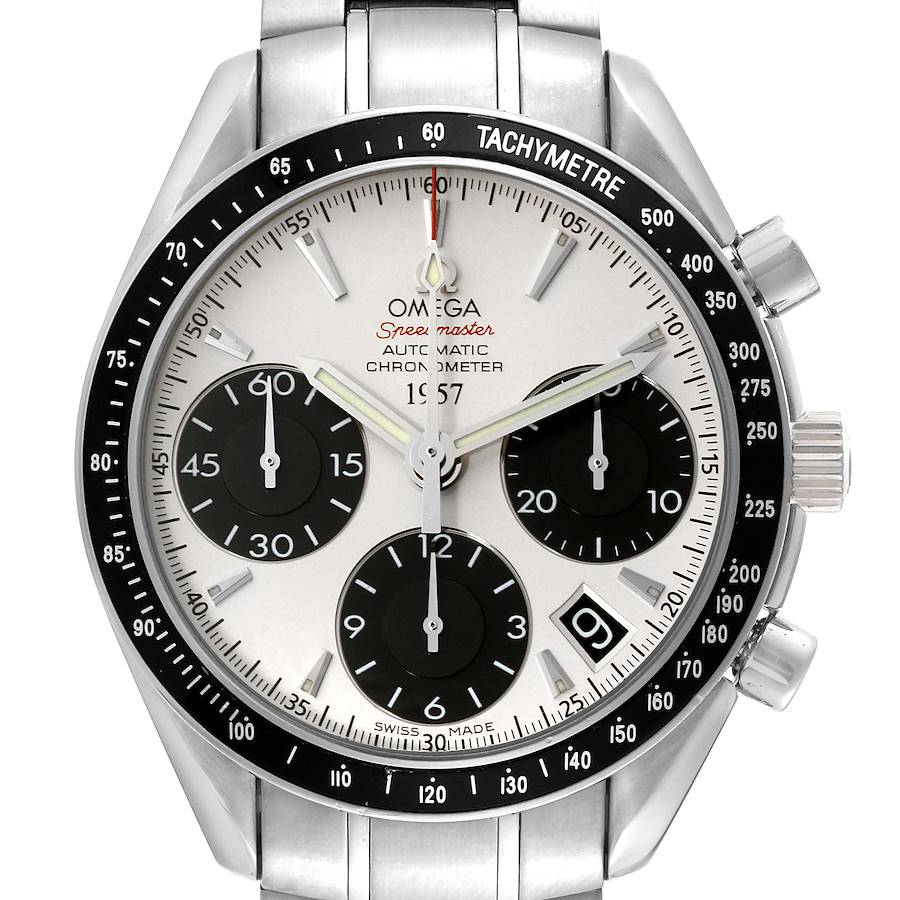 Omega Speedmaster LE Panda Dial Steel Mens Watch 323.30.40.40.02.001 Box Card SwissWatchExpo