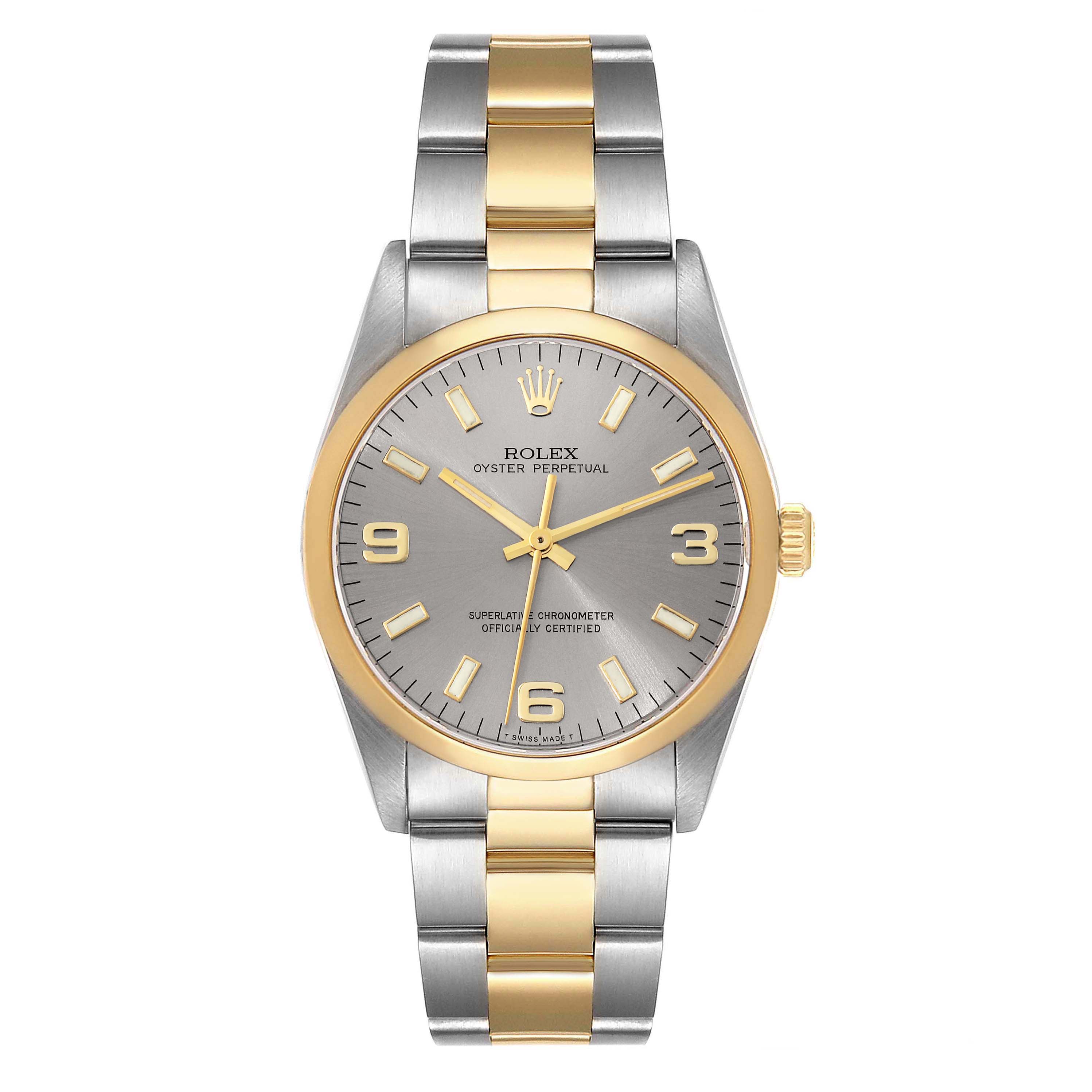 Rolex Oyster Perpetual Steel and Gold (two tone) 14203 | Stock 62345 ...