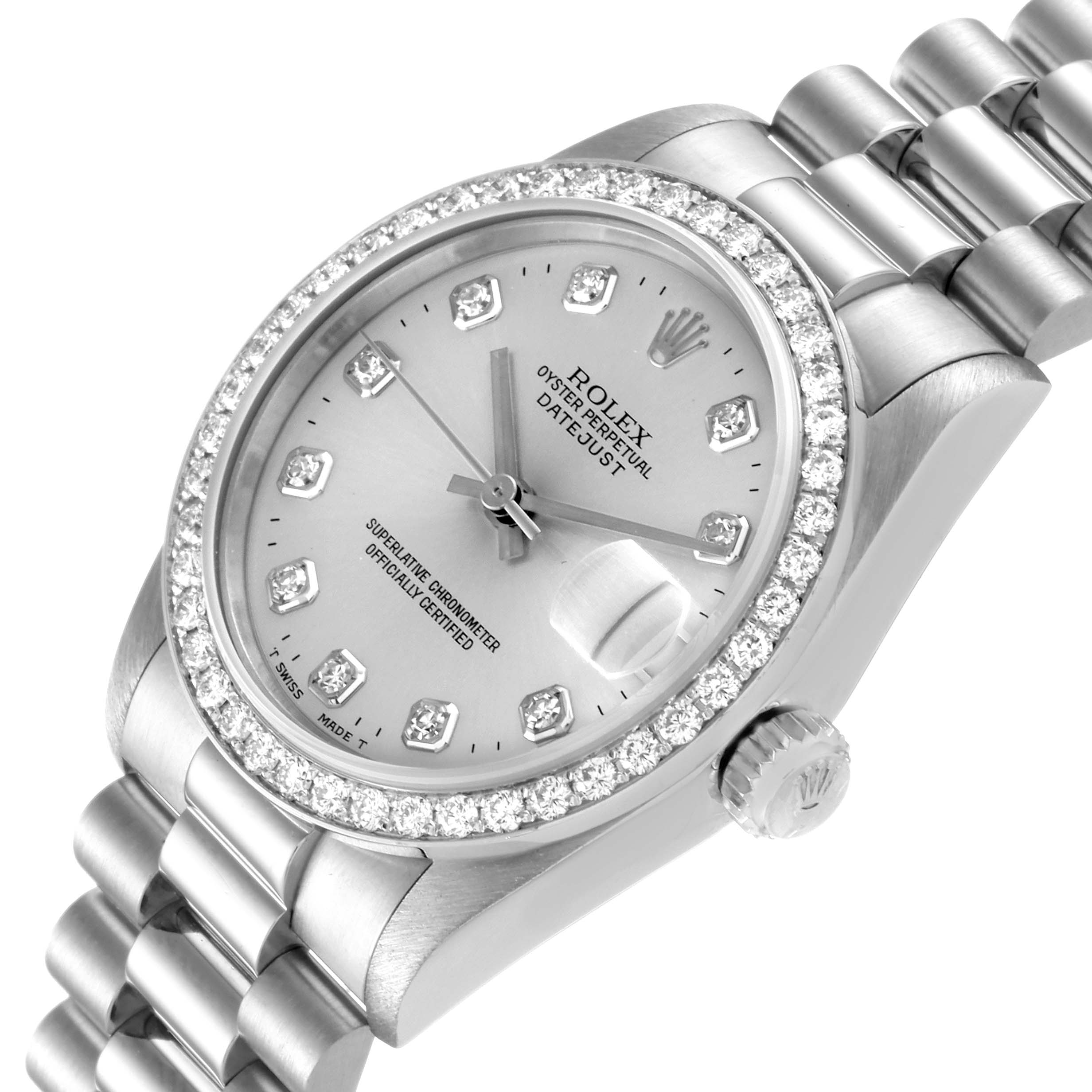 rolex lady datejust platinum price