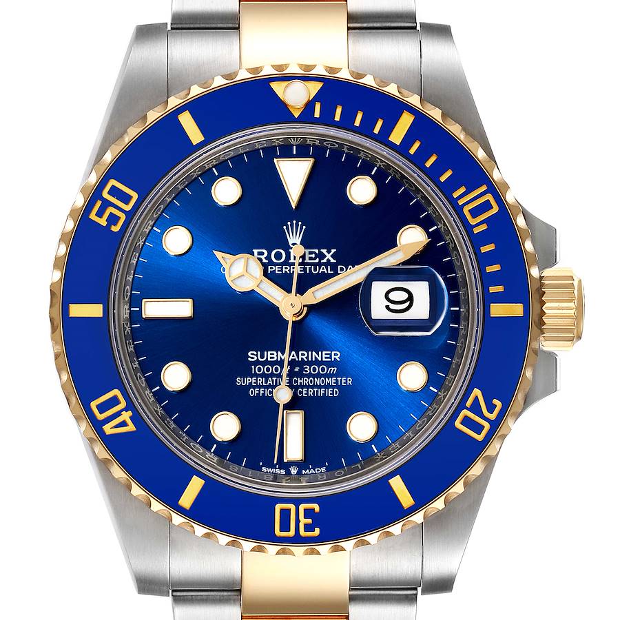 Rolex Submariner 41 Steel Yellow Gold Blue Dial Mens Watch 126613 Unworn SwissWatchExpo