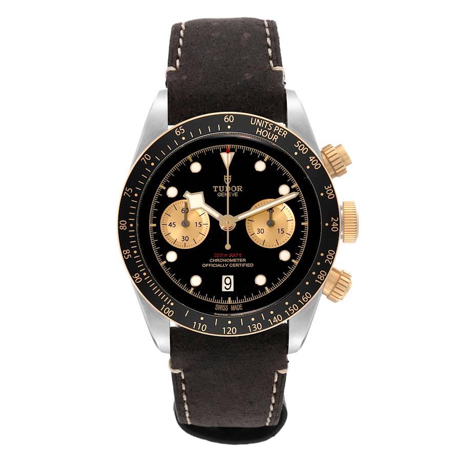 Tudor Heritage Chrono Steel and Gold two tone 79363N Stock 62267 SwissWatchExpo