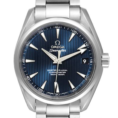 Photo of Omega Seamaster Aqua Terra Blue Dial Watch 231.10.39.21.03.002 Box Card