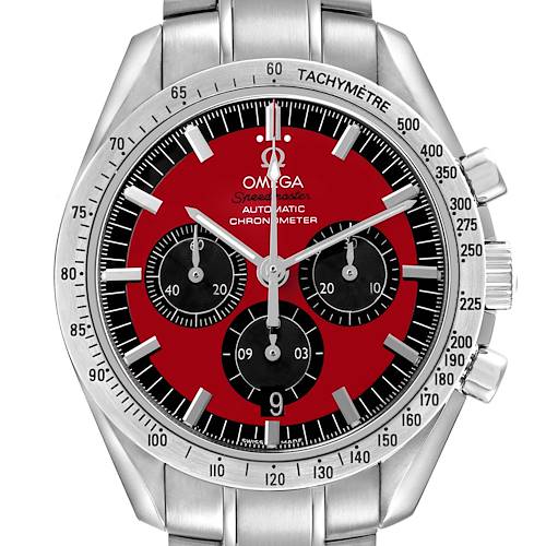 Photo of Omega Speedmaster Schumacher Legend Red LE Steel Mens Watch 3506.61.00