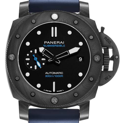 Photo of Panerai Luminor Submersible Carbotech 42 Mens Watch PAM02231 Box Card