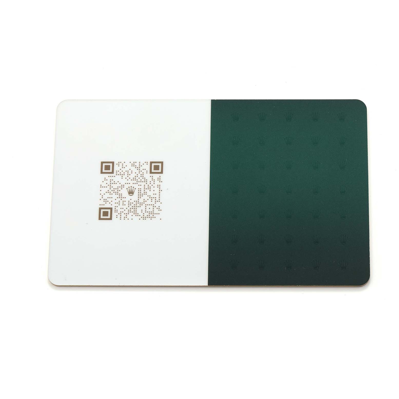 The image shows a QR code card accessory for the Rolex Datejust 16013 Men's Steel and Gold (two tone) White Dial 16013 Men's Steel and Gold (two tone) White Dial.