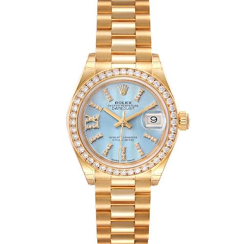 Photo of NOT FOR SALE Rolex President Ladies 18k Yellow Gold Diamond Ladies Watch 279138 Unworn PARTIAL PAYMENT