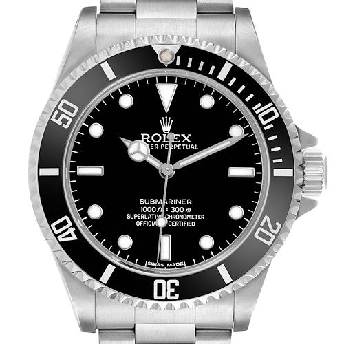 Photo of Rolex Submariner No Date 4 Liner Steel Mens Watch 14060