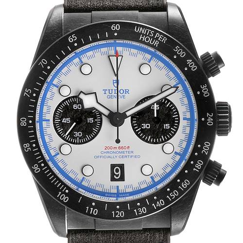 Photo of Tudor Black Bay Chronograph Carbon 25 Limited Edition Mens Watch 79377K Unworn
