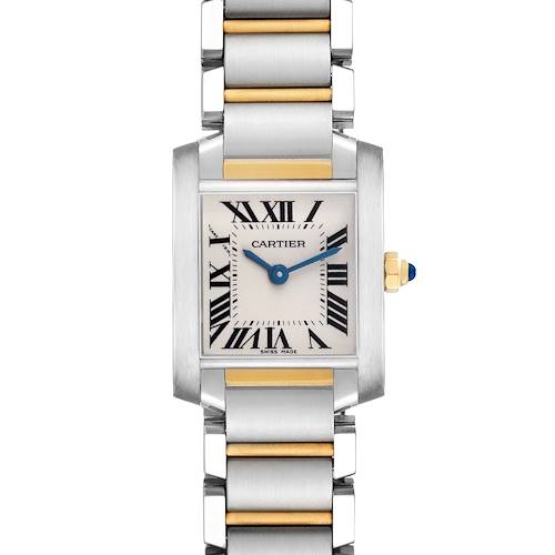 Photo of Cartier Tank Francaise Small Steel Yellow Gold Ladies Watch W51007Q4 Papers