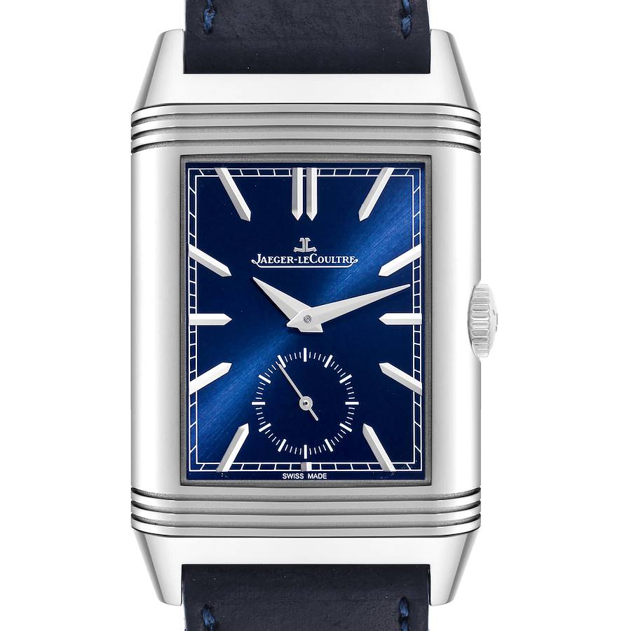 Jaeger LeCoultre Reverso Tribute Duoface Day Night Watch 215.8.D4 Q3988482 Box C SwissWatchExpo