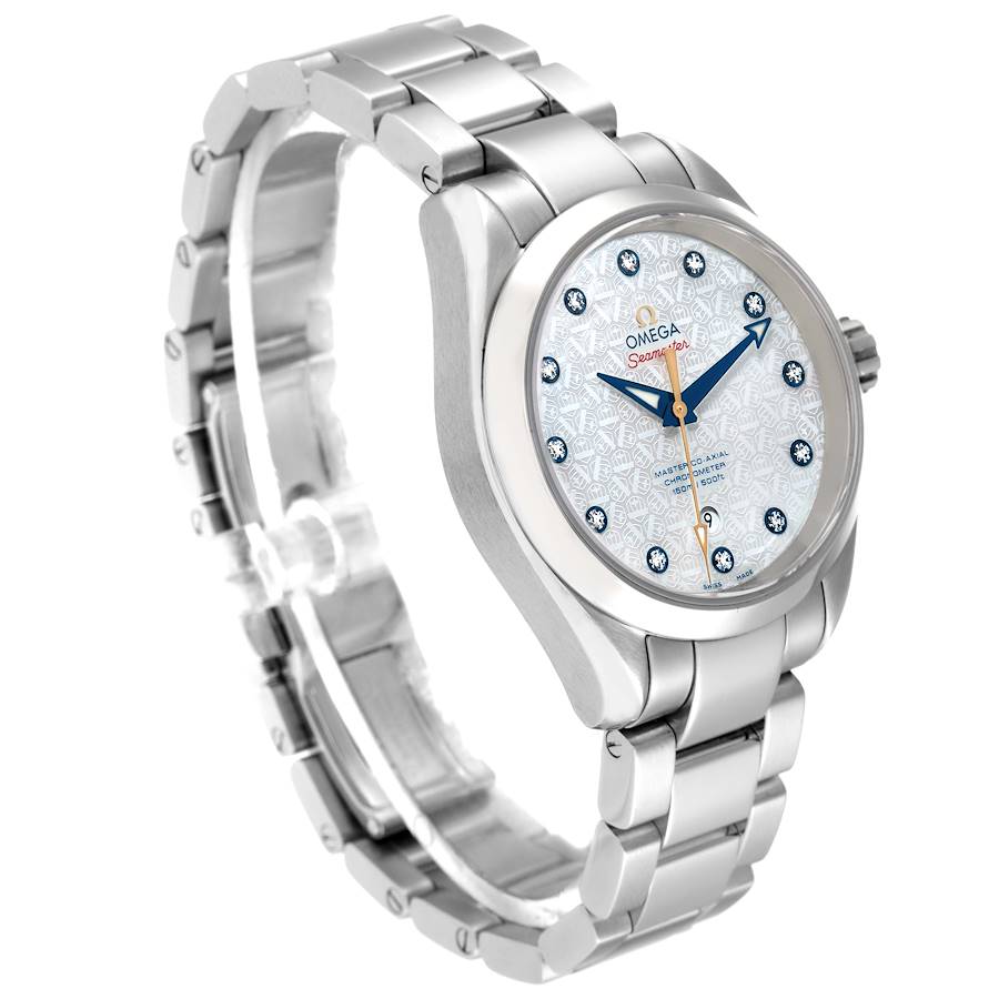 Omega Aqua Terra Ryder Cup Mother Of Pearl Diamond Ladies Watch