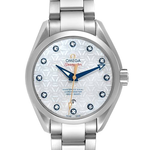 Photo of Omega Aqua Terra Ryder Cup Mother Of Pearl Diamond Ladies Watch 231.10.34.20.55.003 Box Card
