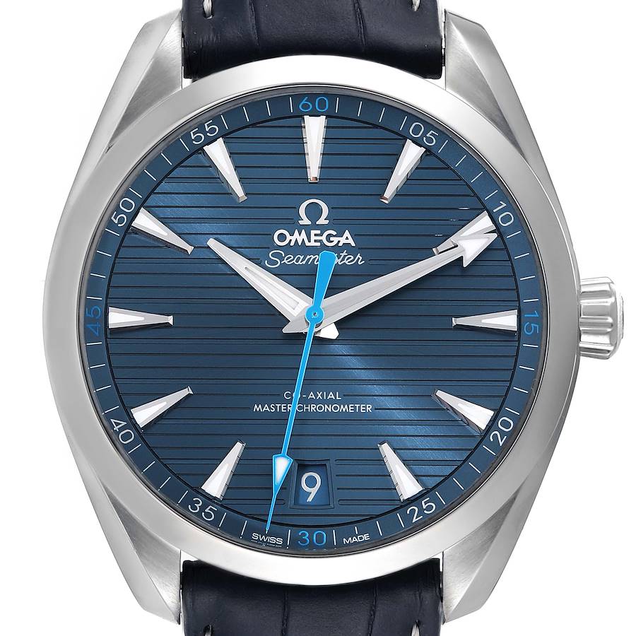 Omega Seamaster Aqua Terra Blue Dial Mens Watch 220.13.41.21.03.002 Unworn SwissWatchExpo