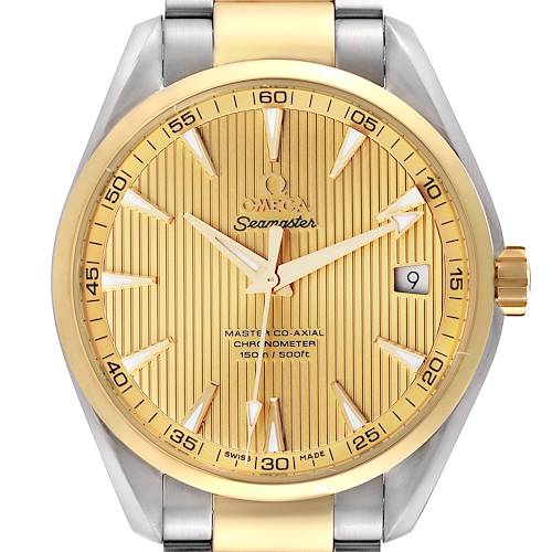 Photo of Omega Seamaster Aqua Terra Steel Yellow Gold Watch 231.20.42.21.08.001 Box Card