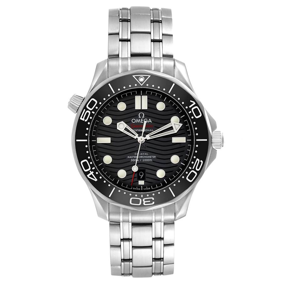 Omega Seamaster Diver 300M Steel Mens Watch 210.30.42.20.01.001 Box Card SwissWatchExpo