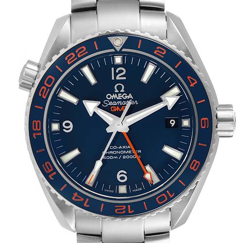 Photo of Omega Seamaster Planet Ocean GMT Mens Watch 232.30.44.22.03.001 Box Card