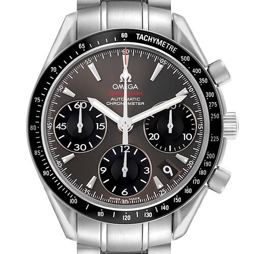 Photo of Omega Speedmaster Date Steel Grey Dial Mens Watch 323.30.40.40.06.001 Cards