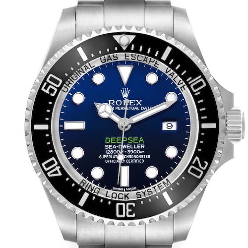 Photo of Rolex Seadweller Deepsea 44 Steel Cameron D-Blue Mens Watch 116660 Box Card