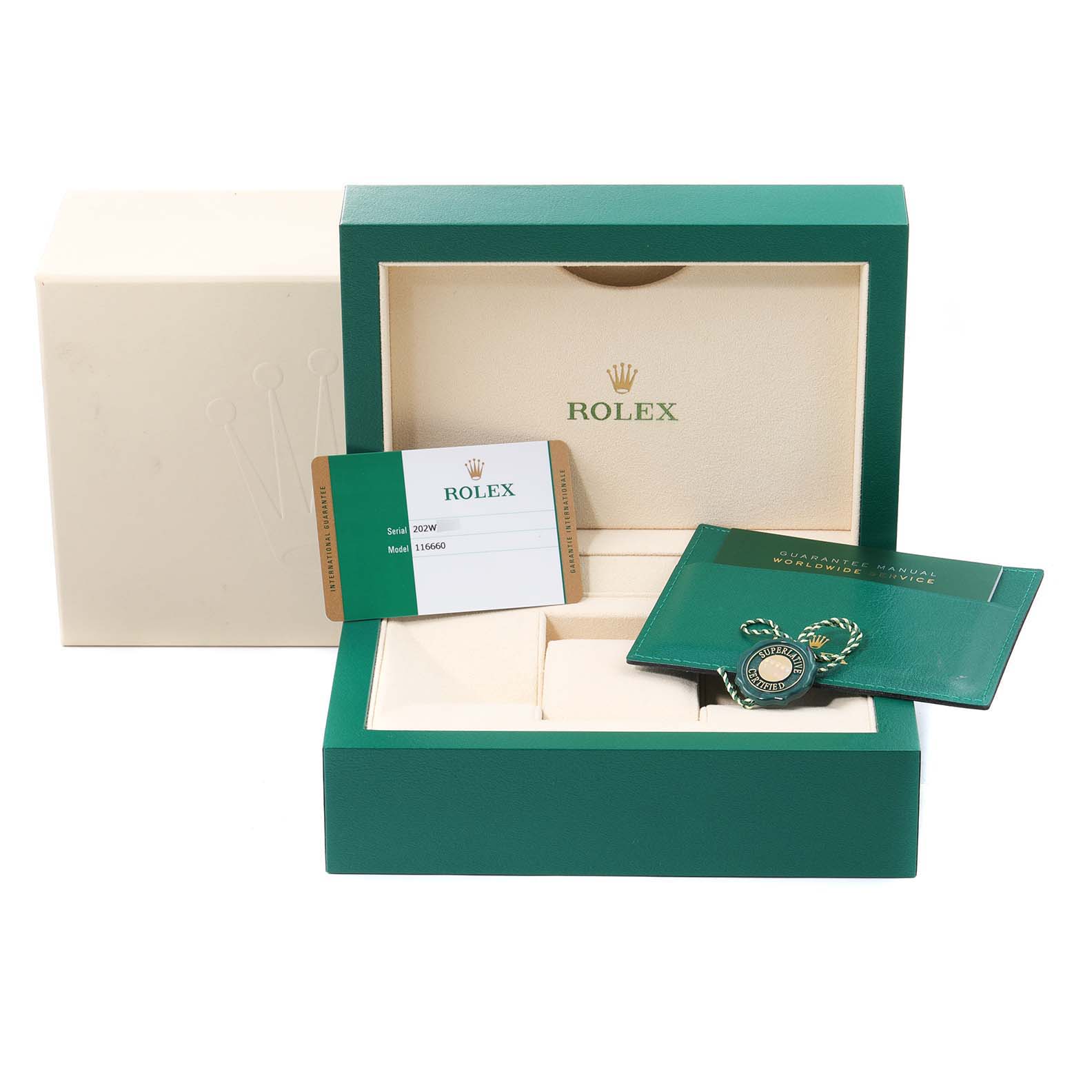 Rolex Seadweller Deepsea Cameron D-Blue Steel Watch 116660 Box Card ...