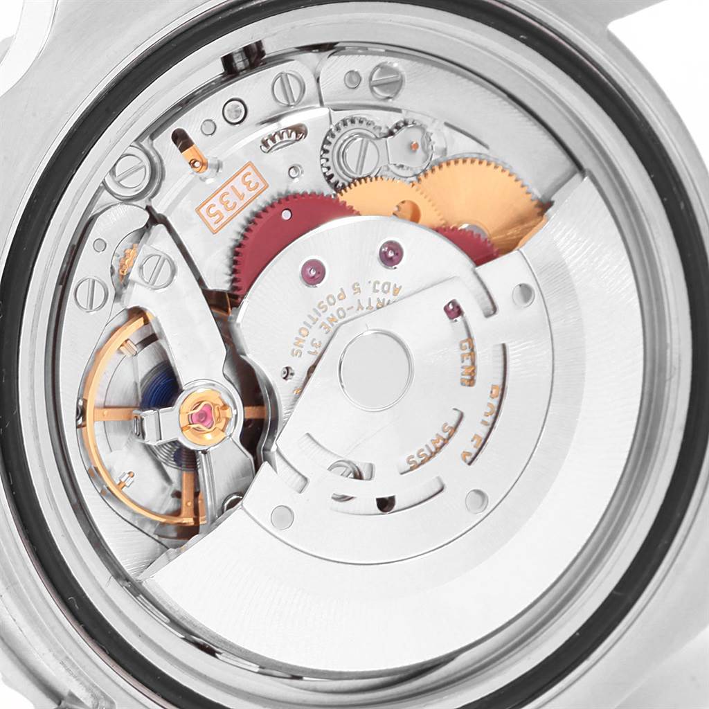 This image shows the internal movement and mechanism of the Rolex 116610 Men's Stainless Steel Black Dial 116610 Men's Stainless Steel Black Dial Submariner Cerachrom Bezel Black Dial Steel Mens Watch 116610.