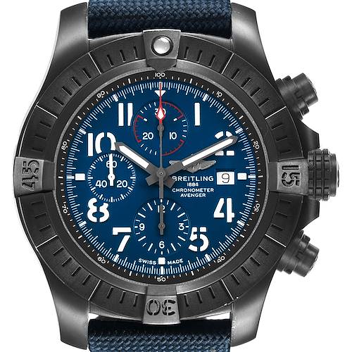 Photo of Breitling Super Avenger Night Mission Titanium DLC Watch V13375 Box Card