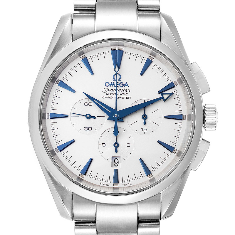 Omega Seamaster Aqua Terra XL Chronograph Watch 2512.30.00 Card SwissWatchExpo