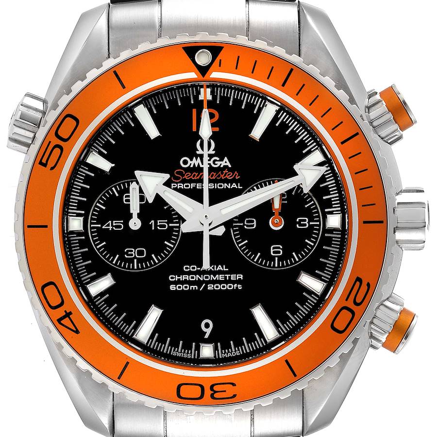 Omega Seamaster Planet Ocean Chronograph Mens Watch 232.30.46.51.01.002 Box Card SwissWatchExpo