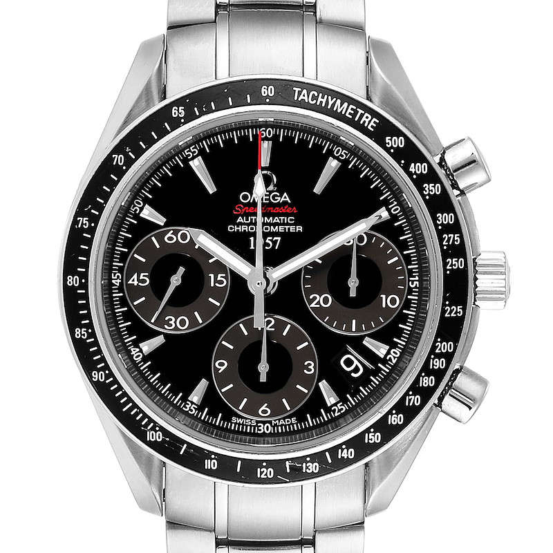 Omega Speedmaster Day Date Black Dial LE Mens Watch 323.30.40.40.01.001 SwissWatchExpo