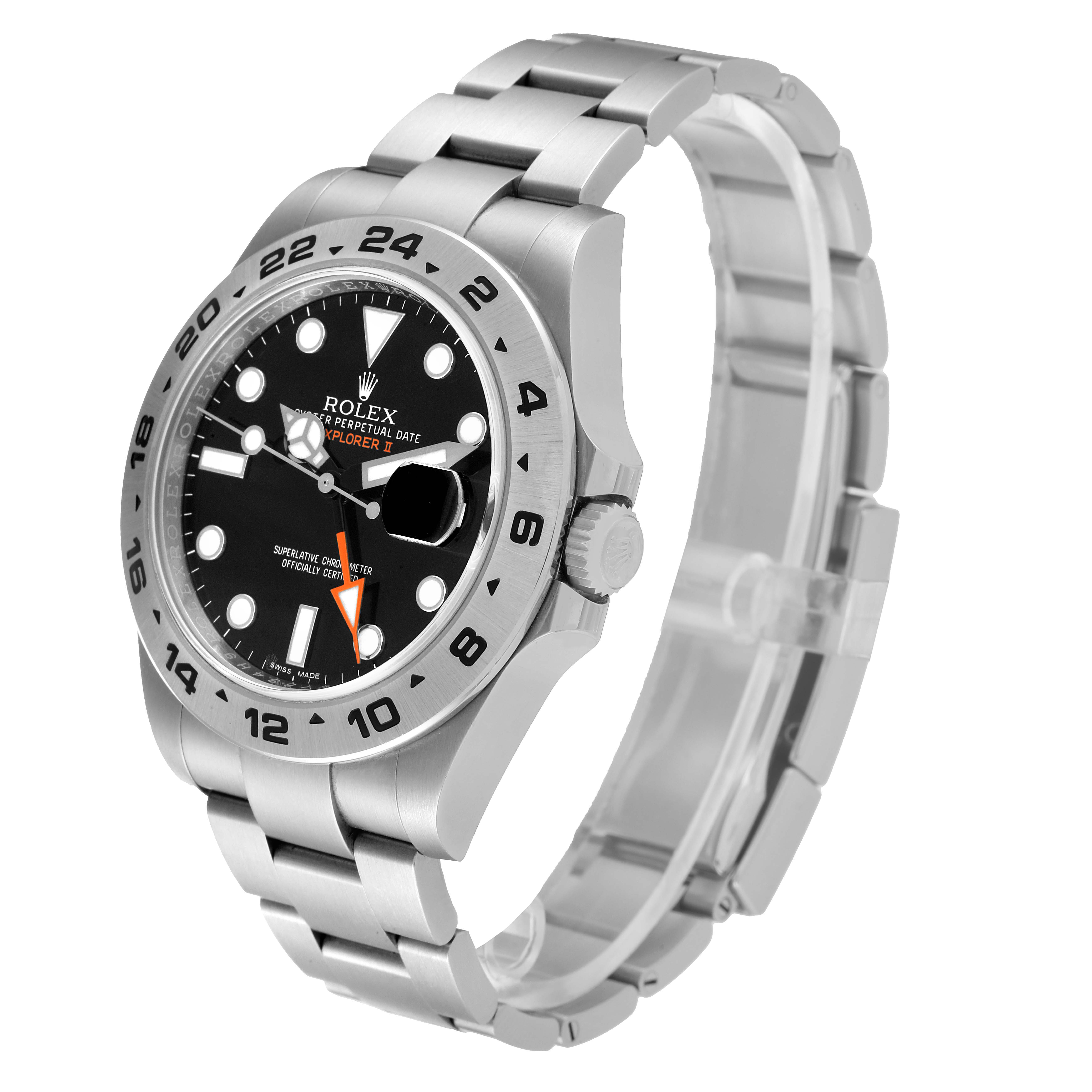 The image shows a Rolex Explorer 216570 Men
s Stainless Steel Black Dial 216570 Men
s Stainless Steel Black Dial watch at a three-quarter angle, highlighting the dial, bezel, crown, and bracelet.