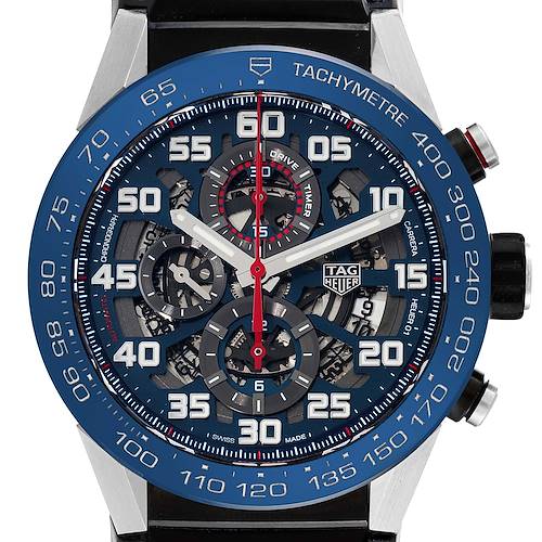 Photo of Tag Heuer Carrera Red Bull Racing Steel PVD Mens Watch CAR2A1N Box Card