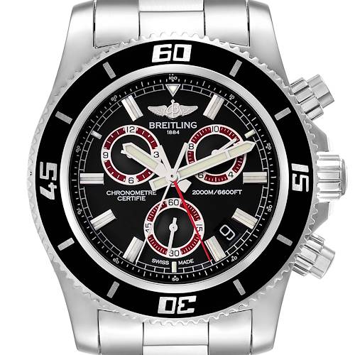 Photo of Breitling Superocean M2000 Chronograph Steel Mens A73310 Box Papers