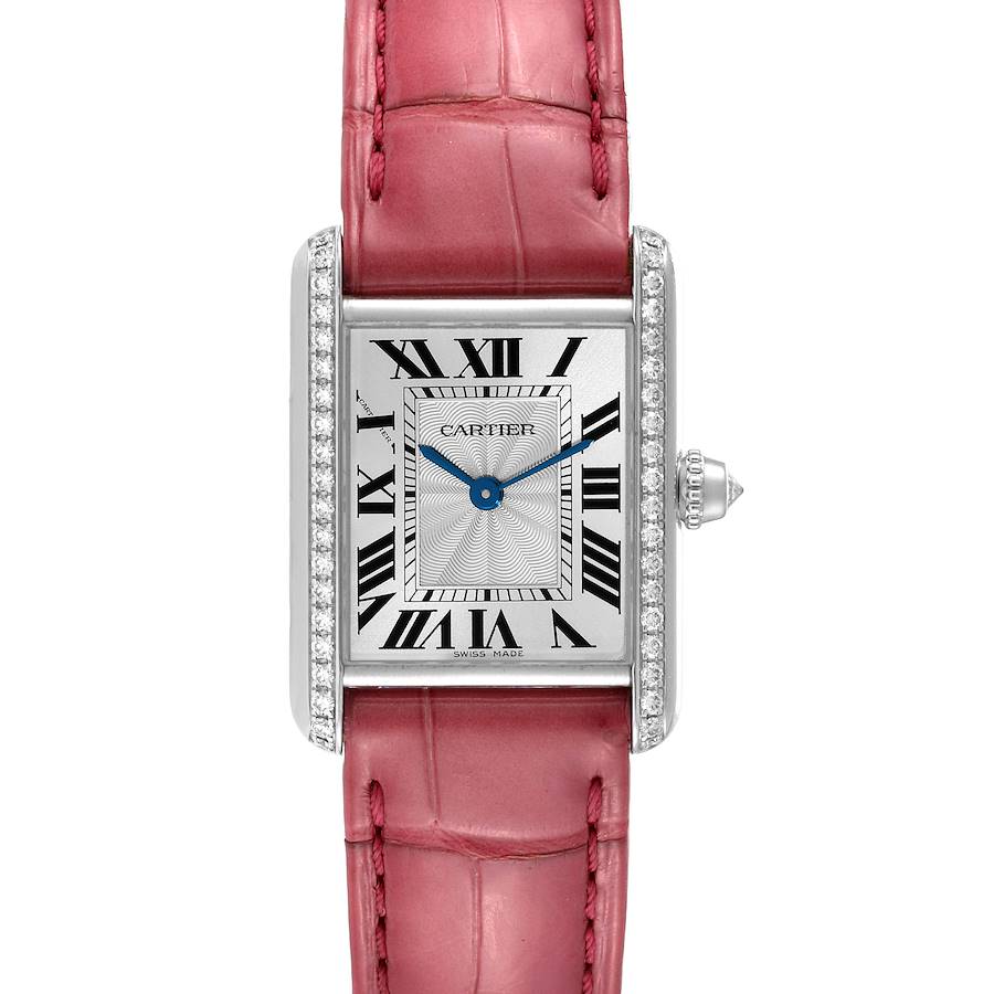 Cartier - Tank Louis Cartier Watch - Watch Pink Gold/Leather