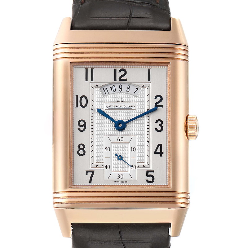 Jaeger LeCoultre Grande Reverso Duodate Rose Gold Watch 273.2.85 Q3742521 SwissWatchExpo